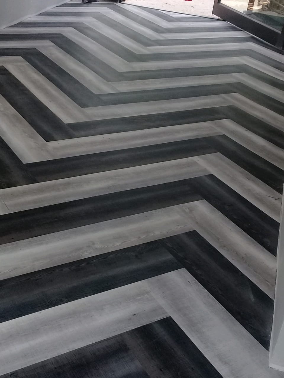 Open-plan vinyl flooring